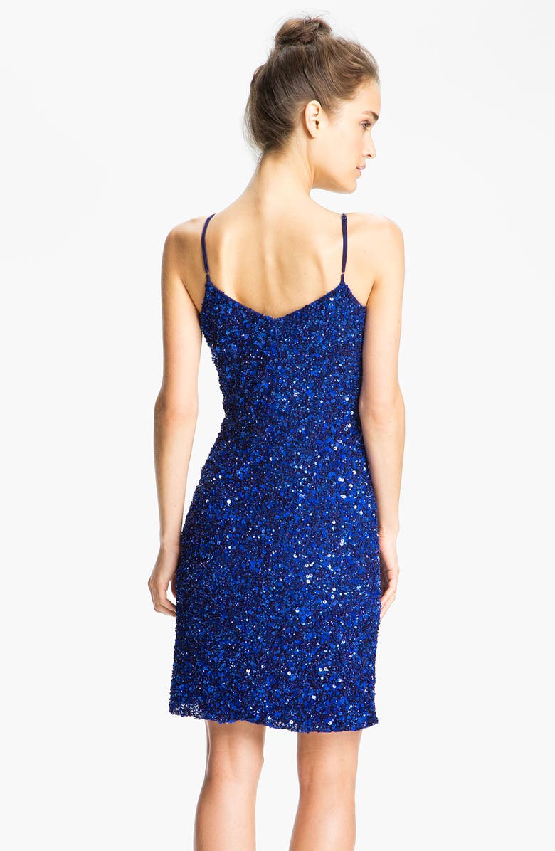 Pisarro Nights Spaghetti Strap Sequin Sheath Dress, Alternate, color, 