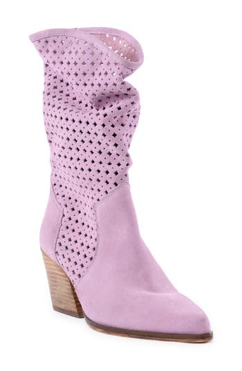Seychelles Diva Pointed Toe Western Boot In Purple