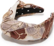 Lele Sadoughi Greta Floral Lace Knotted Headband
