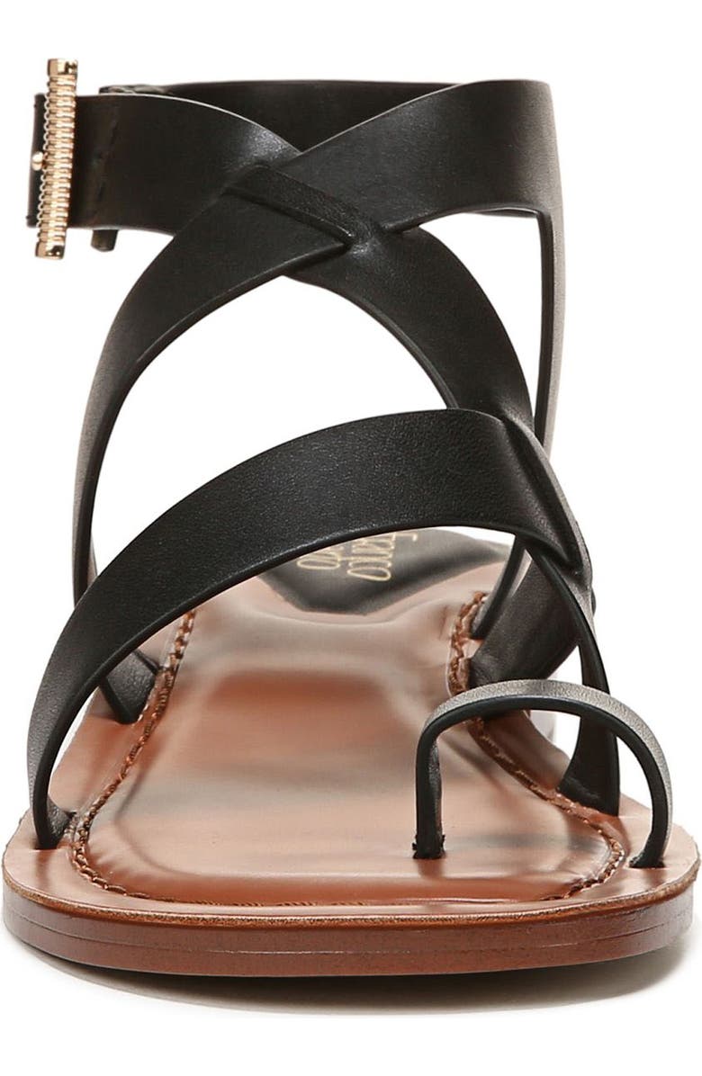 Franco Sarto Ina Toe Loop Sandal, Alternate, color, Black