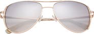 Ted Baker London 58mm Full Rim Aviator Sunglasses