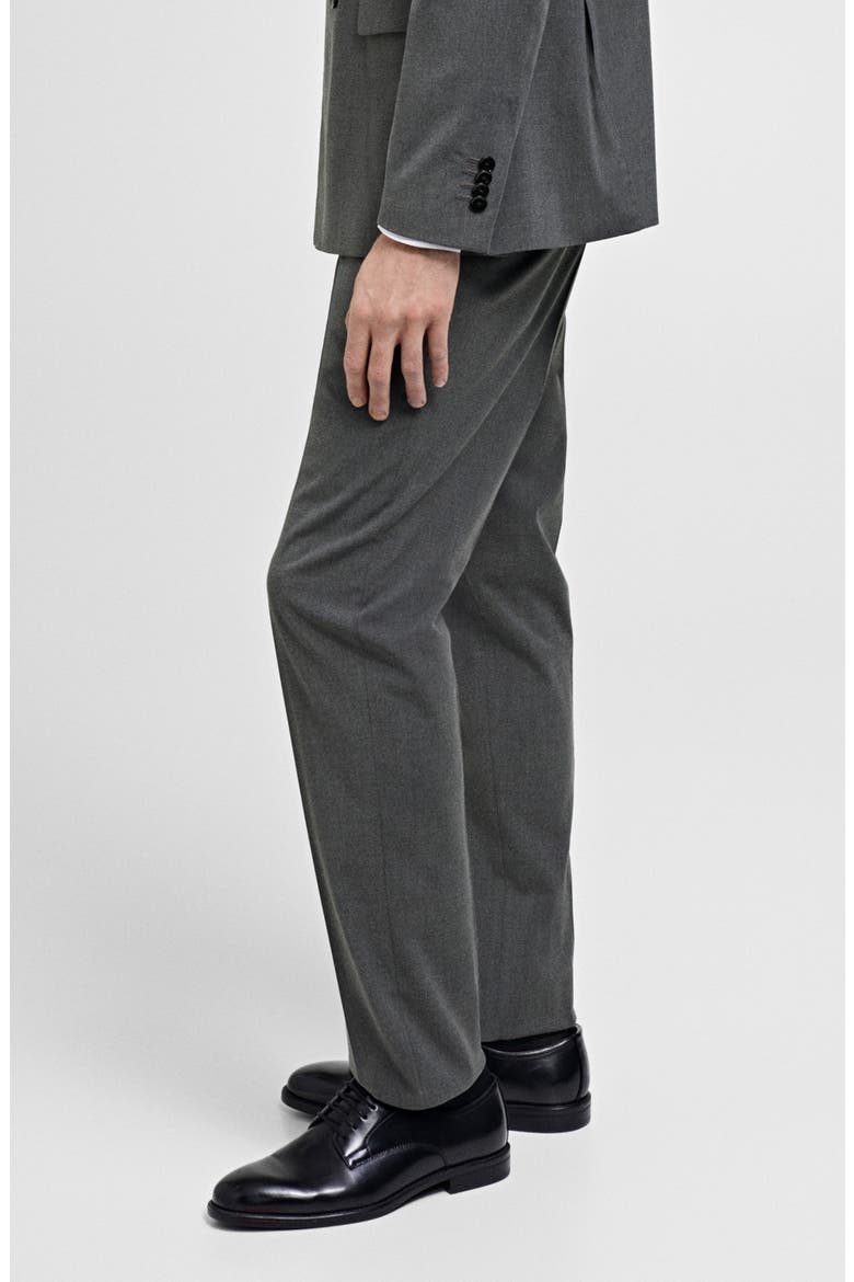 Microstructured Tailored Pants, Alternate, color, GREY