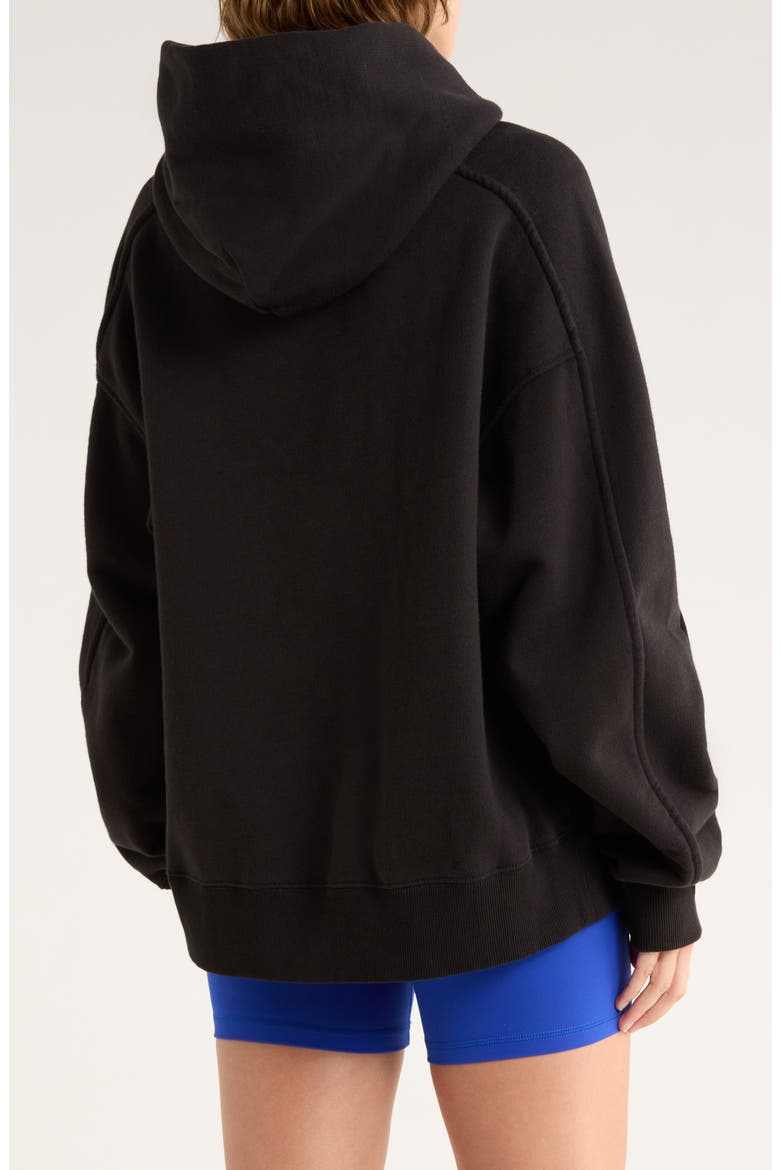 A Cut Above Cotton Hoodie, Alternate, color, BLACK