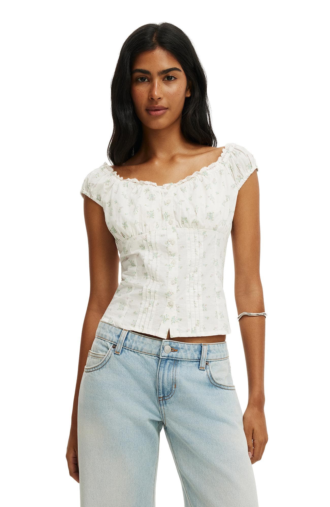 selected Brittany Bunch Ditsy Coconut