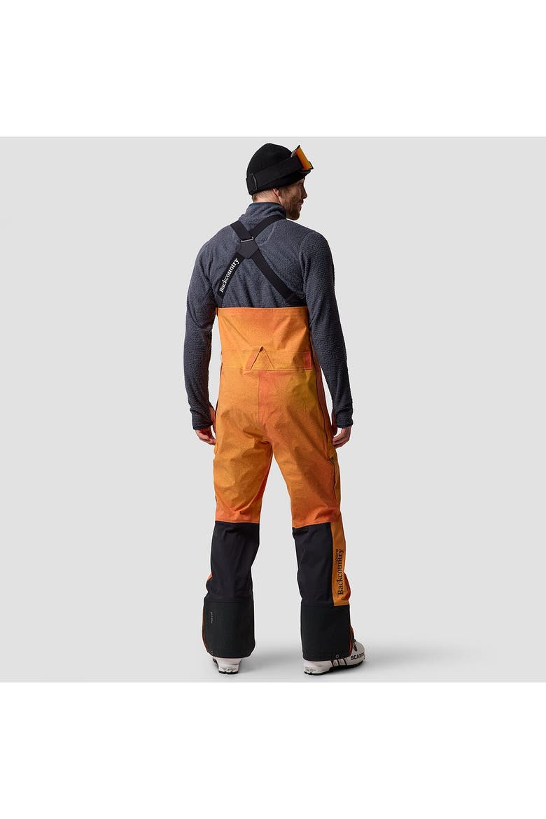Cottonwoods Lt Xpore 3L Bibs - Men's, Alternate, color, Boundary Orange Ombre/Black