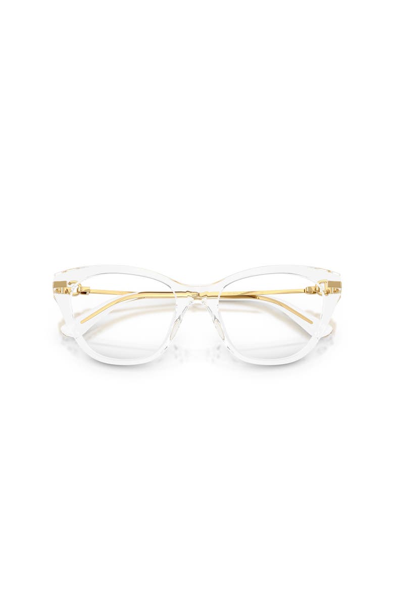 Dolce&Gabbana 51mm Butterfly optical glasses, Alternate, color, Transparent