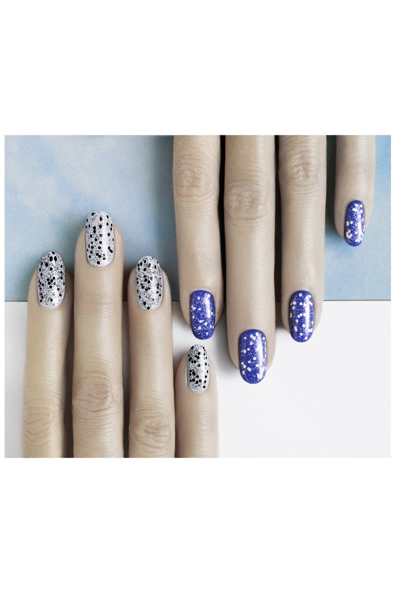 'Polka White' Nail Lacquer, Alternate, color, POLKA WHITE
