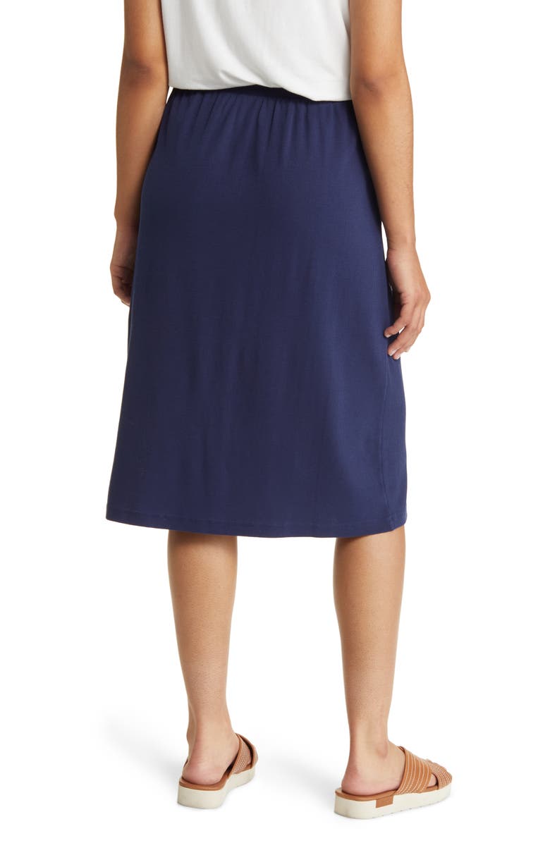 Caslon<sup>®</sup> Side Slit Tie Waist Skirt, Alternate, color,