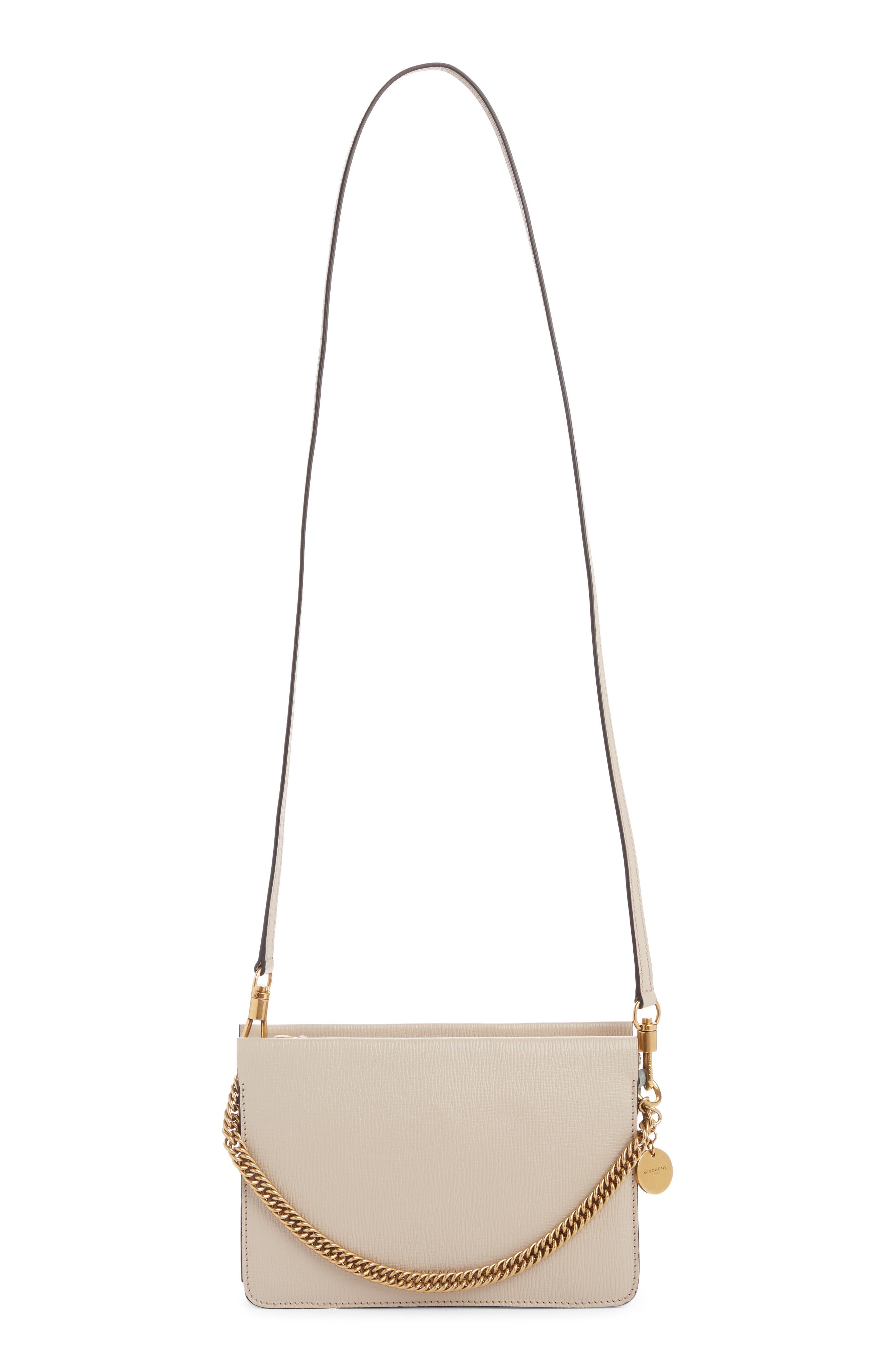 Cross 3 Leather Crossbody Bag, Main, color, DUNE/ LIGHT BLUE