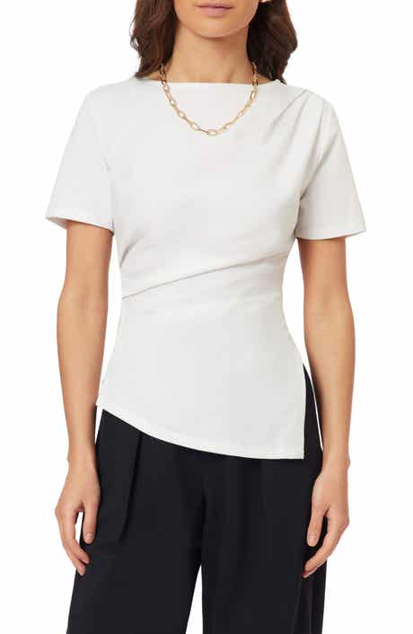 Scotch & Soda Gathered Asymmetric Tee