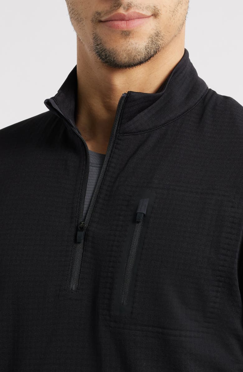 TEN THOUSAND Over Zip Quarter Zip, Alternate, color, Black