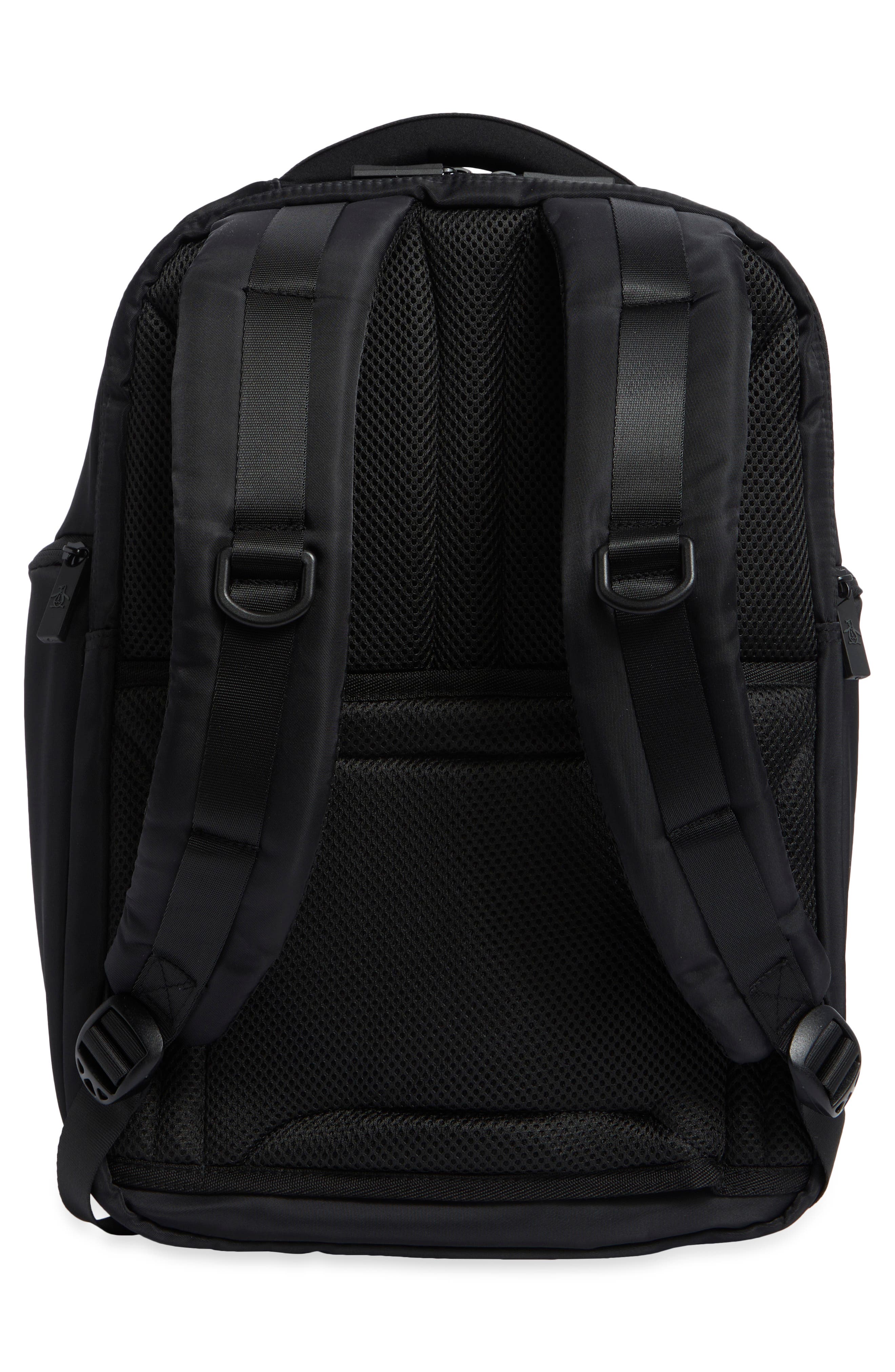 Soft Nylon Backpack, Alternate, color, BLACK
