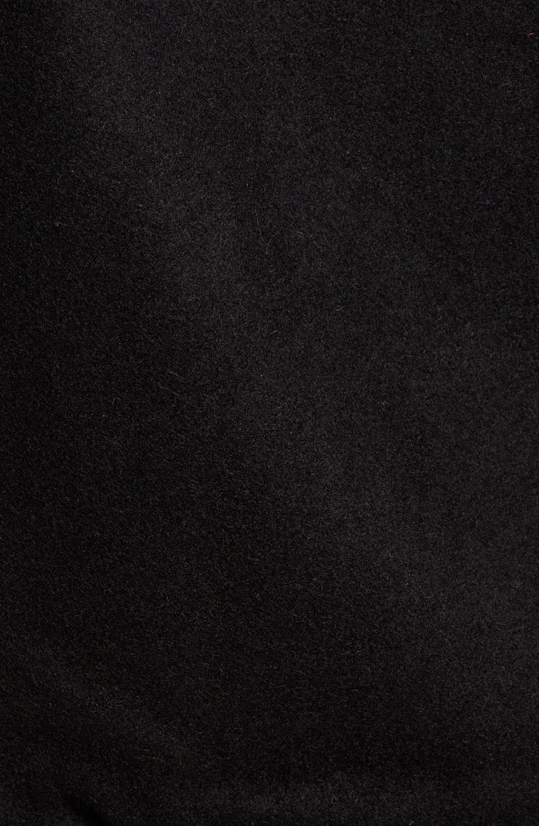 Ksubi Globe Wool Blend & Leather Bomber Jacket, Alternate, color, 