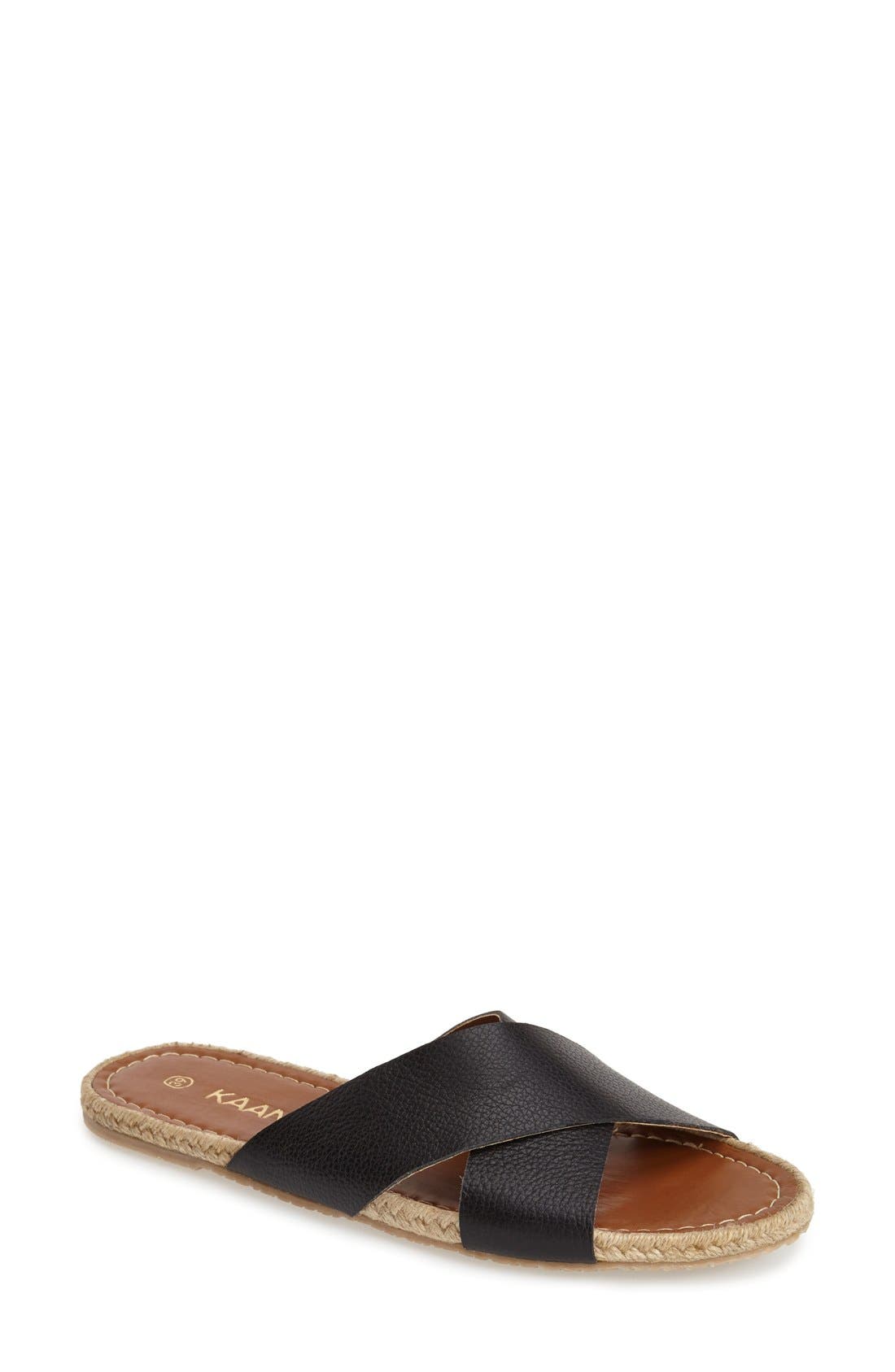 Kaanas 'Guajira' Slide Espadrille, Main, color, 