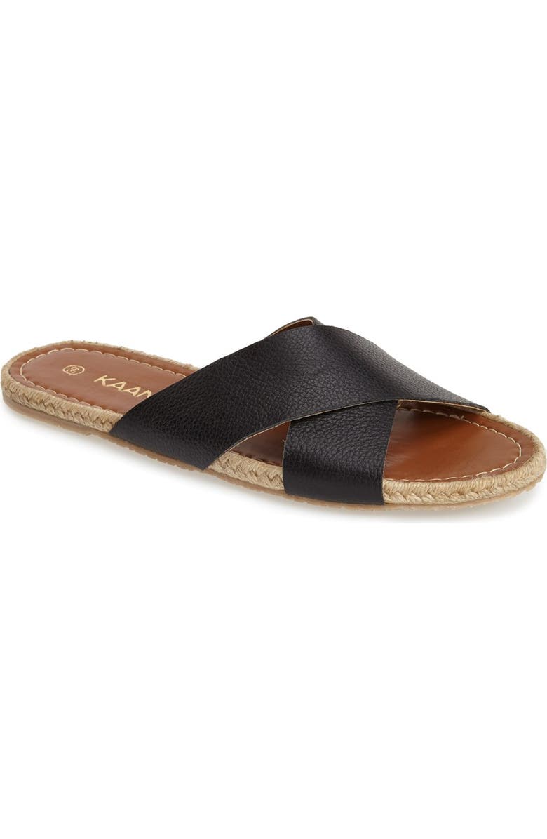 Kaanas 'Guajira' Slide Espadrille, Main, color,