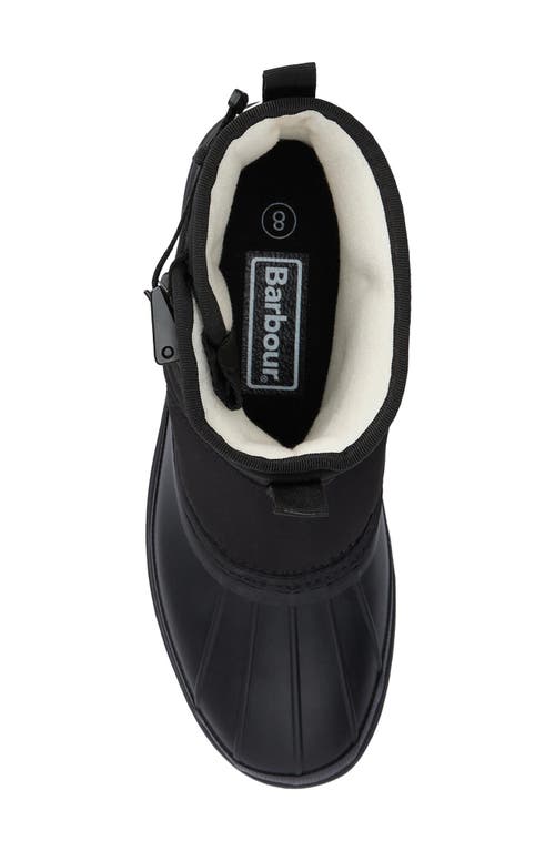 Barbour Braybourn Welly Insulated Duck Snow Boot In Black