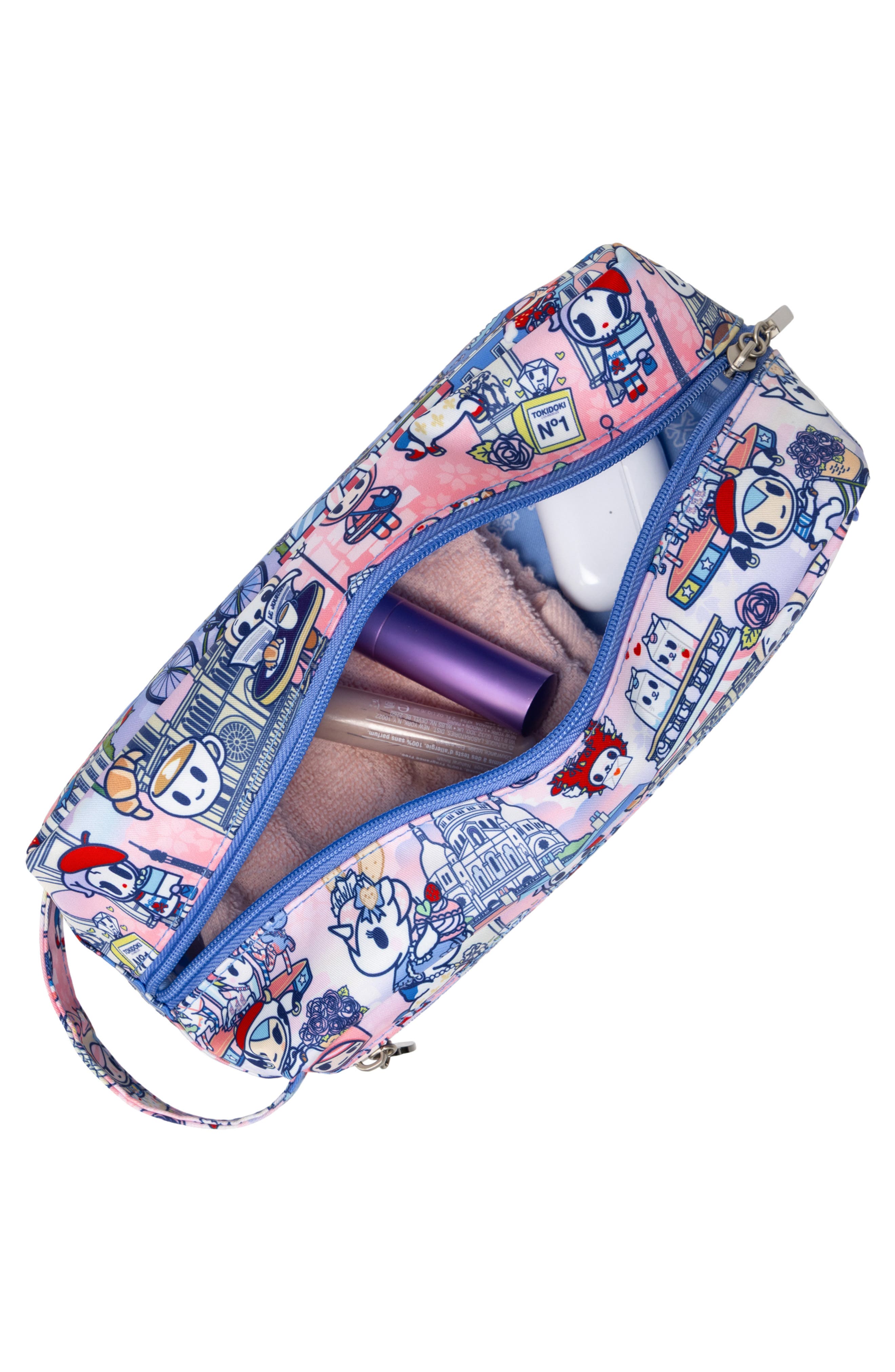 JuJuBe x Tokidoki Be Dapper Travel Case, Alternate, color, Cest La Vie Paris