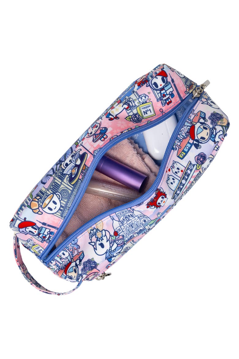 x Tokidoki Be Dapper Travel Case, Alternate, color, CEST LA VIE PARIS