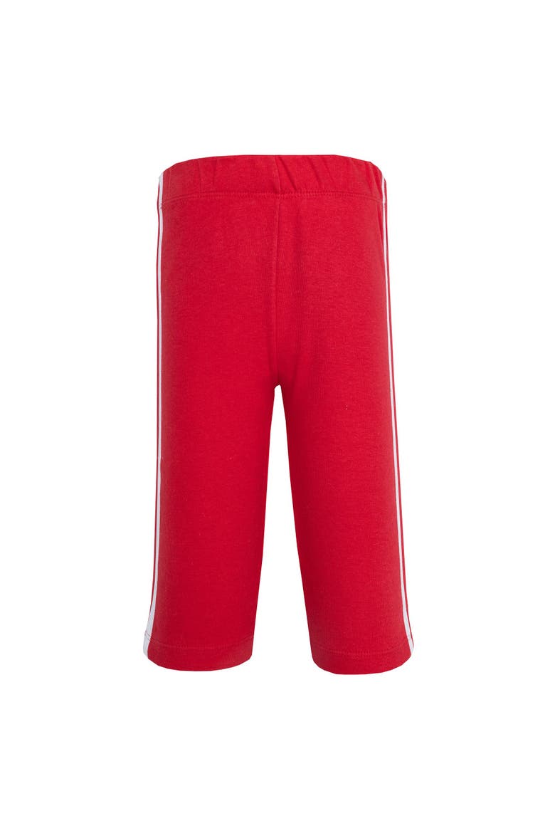4Pk Cotton Athletic Pants, Alternate, color, Charcoal Red