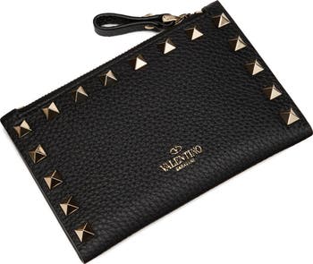 Valentino Garavani Rockstud Zip Coin & Card Pouch | Nordstrom
