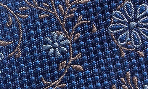 Brooks Brothers Stamp Geo Silk Blend Tie In Blue