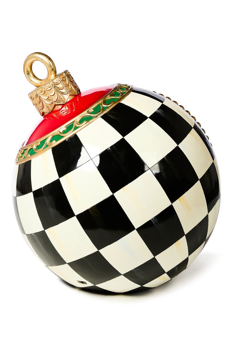 Reflector Outdoor Large Trophy Ornament, Alternate, color, BLACK