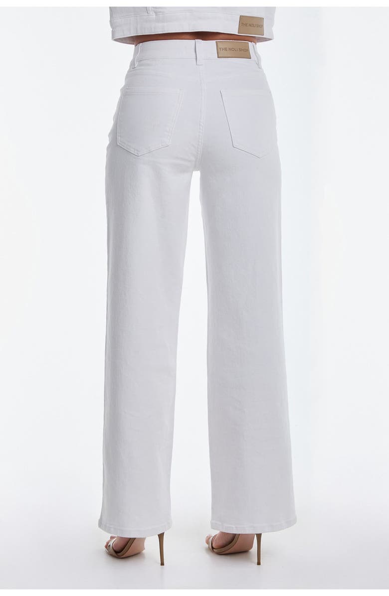 The Noli Shop Kaia Pearl High Rise Jean, Alternate, color, White