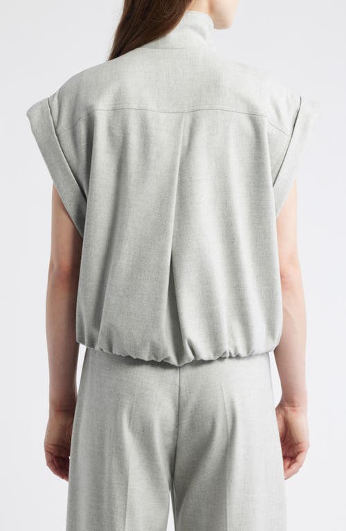 Hugo Boss Boss Orange Jaflesti Boxy Vest In Gray