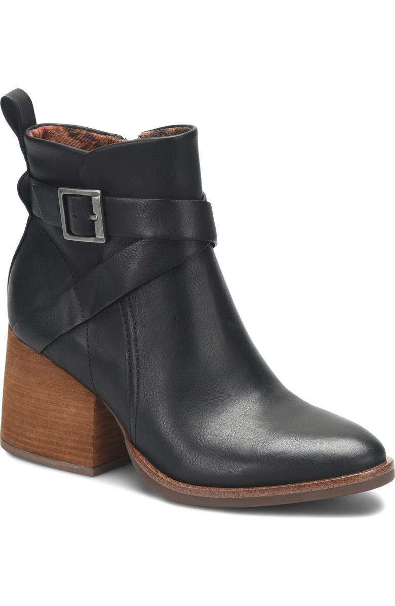 KORKS Shyla Block Heel Bootie, Main, color, Black