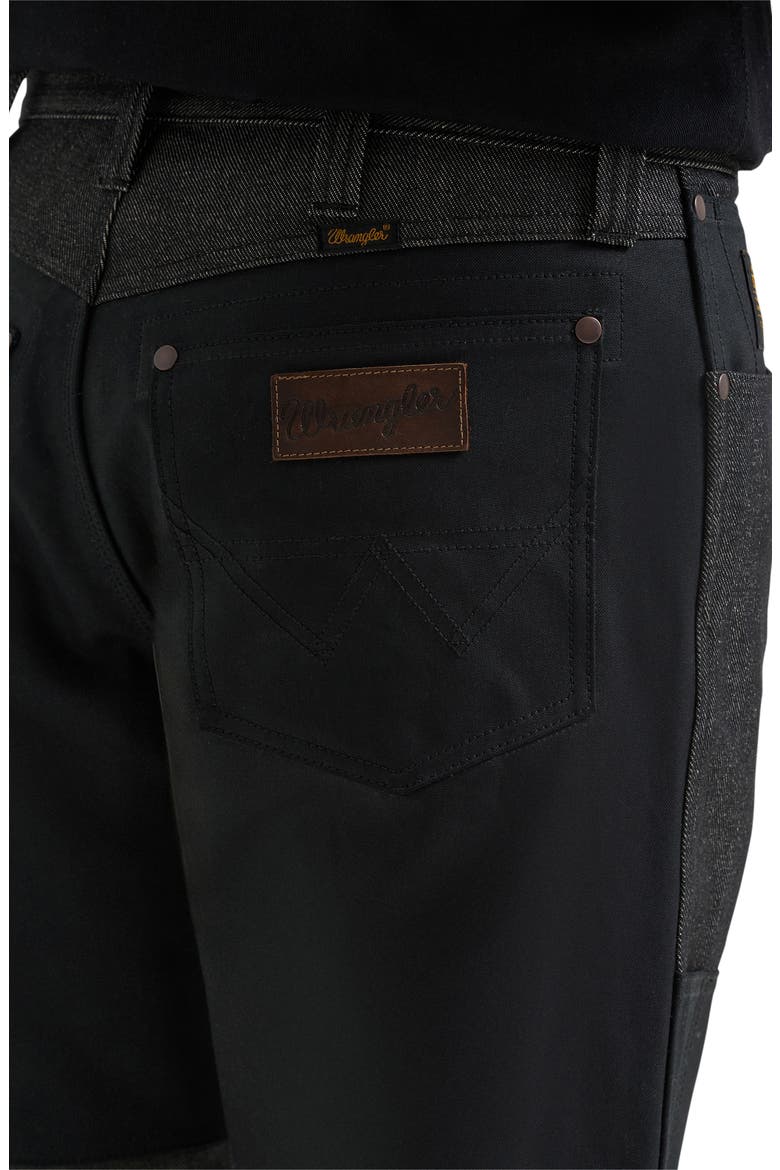 Filson x Wrangler Two Tone Western Jeans, Alternate, color, BLACK