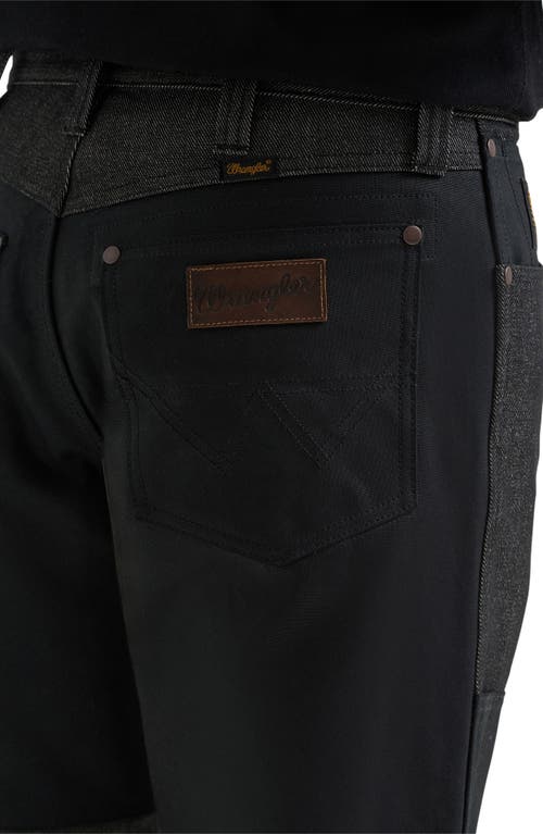 Wrangler X Filson Two Tone Western Jeans In Black