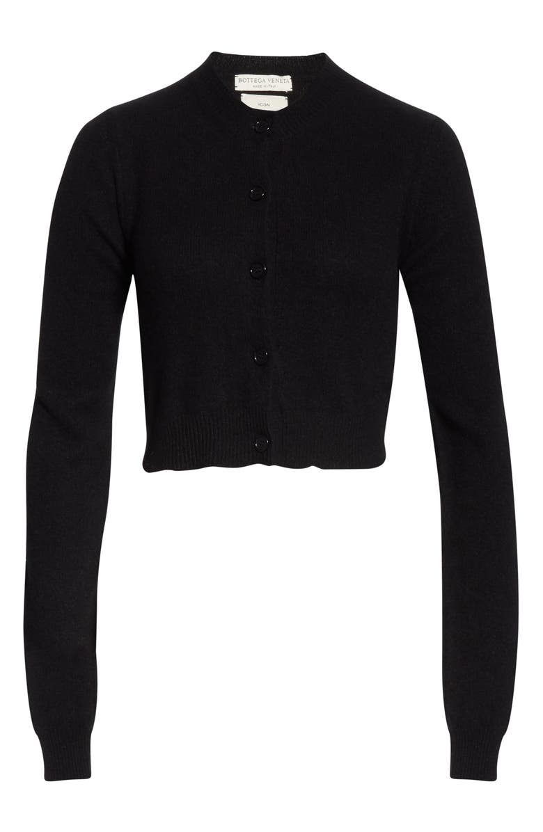 Bottega Veneta Cashmere Crop Cardigan, Alternate, color,