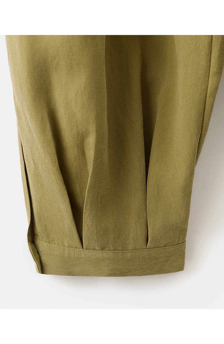 MANGO Pleated Baggy Pants, Alternate, color, 