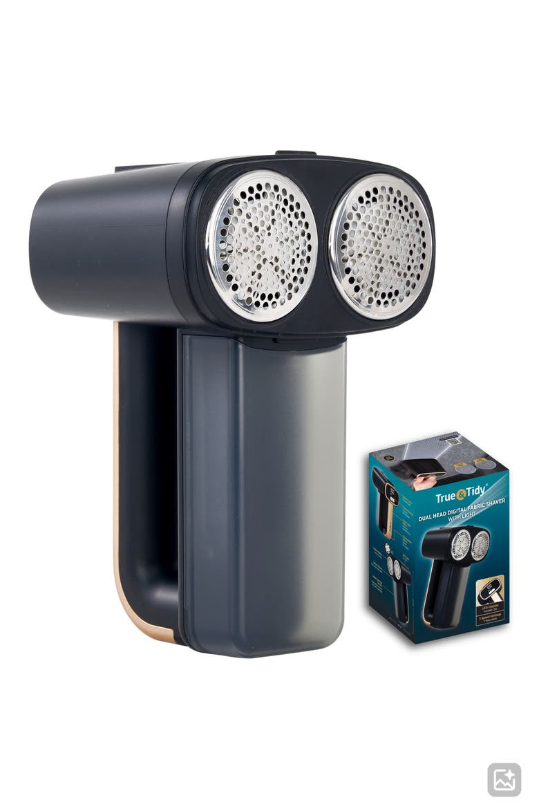 FS2 Dual Head Digital Fabric Shaver, Main, color, BLACK
