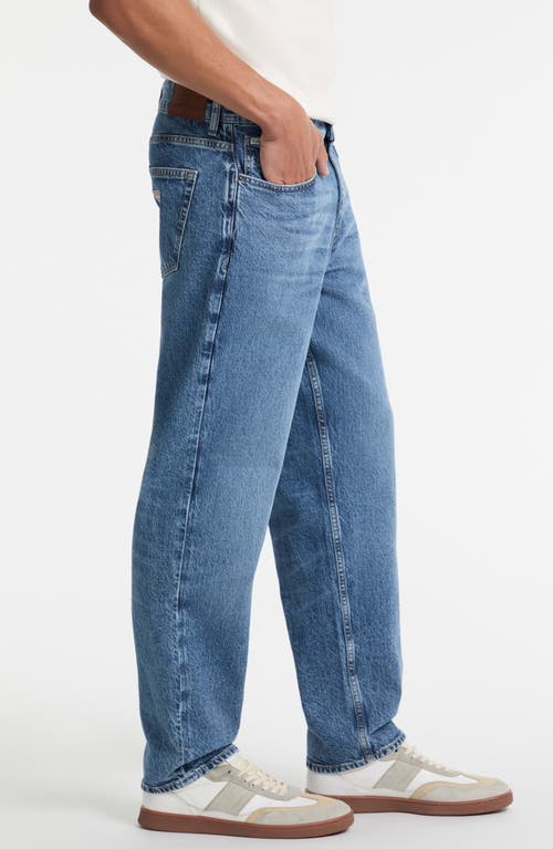 Guess Jeans G15 Relaxed Tapered Leg Jeans In Medium Blue