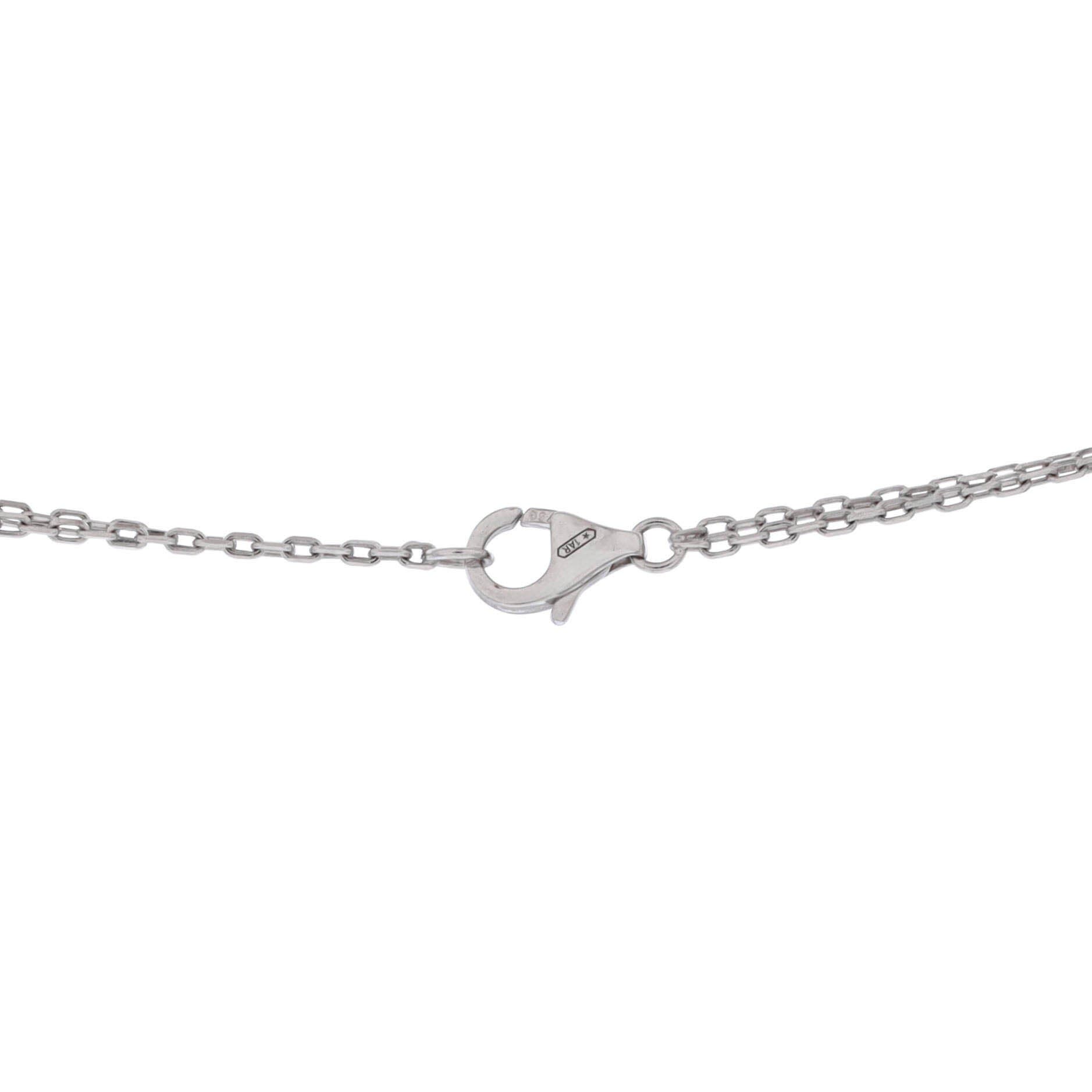 2 Diamonds Love Pendant Necklace 18K White Gold with Diamonds, Alternate, color, Metallic Gold