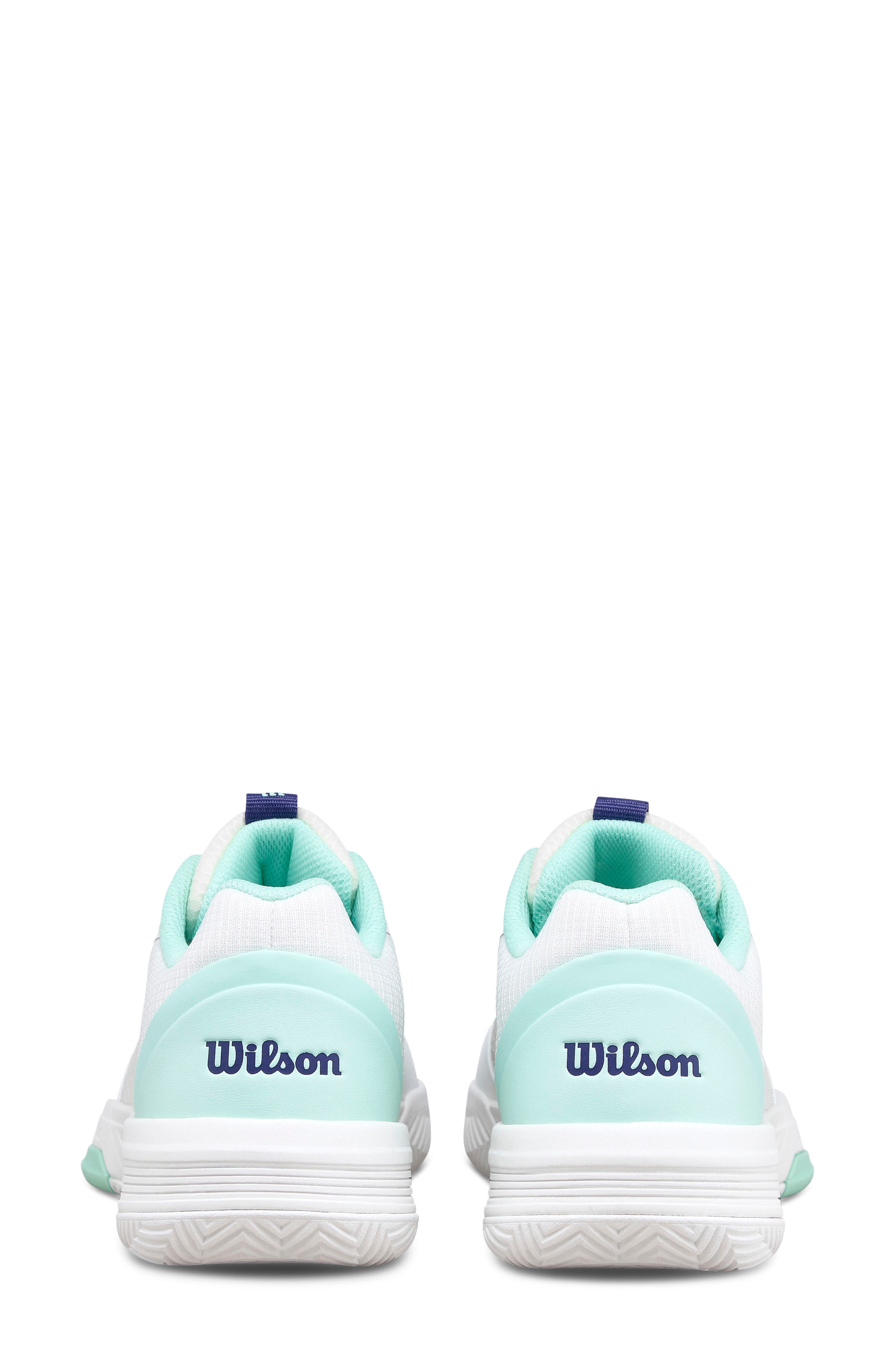 CourtGlide Tennis Sneaker, Alternate, color, WHITE / BAY / SKIPPER BLUE
