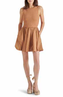 Steve Madden Palermo Mixed Media Bubble Hem Dress