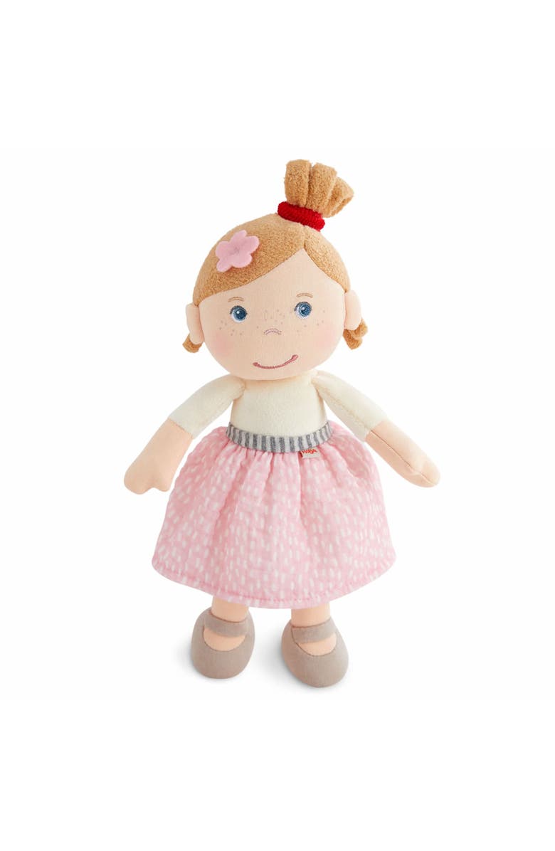 HABA Snug Up Lauren - 10" Machine Washable Soft Doll, Main, color, Multi