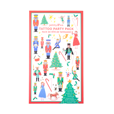 Nutcracker Christmas Tattoo Party Pack