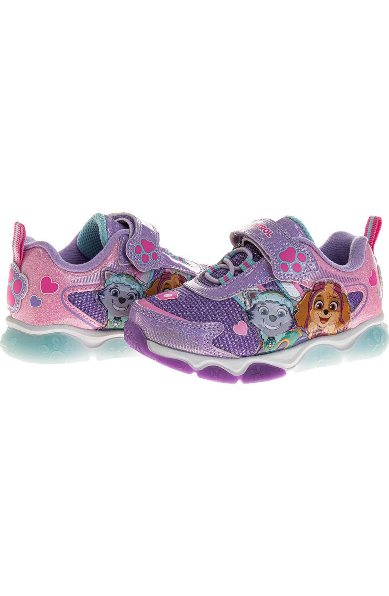 JOSMO Kids' Paw Patrol Sneaker, Alternate, color, Purple/ Pink