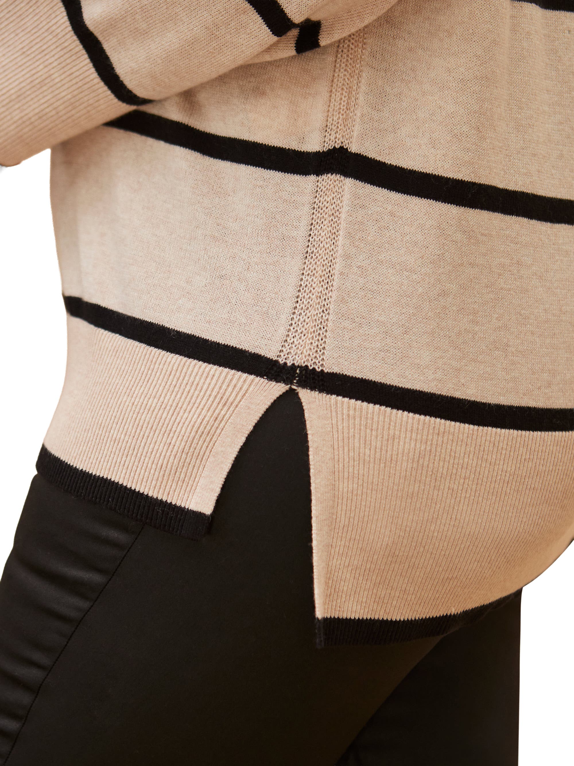 Striped V-Neck Jumper - image 2