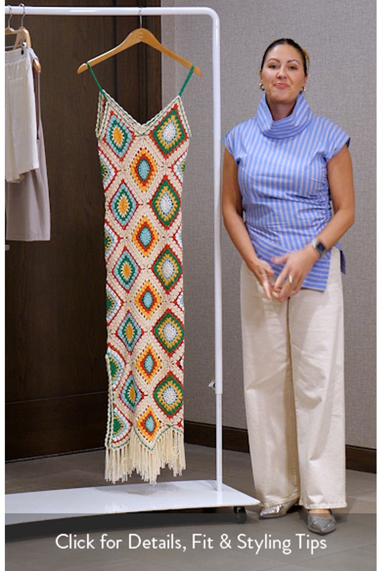 Crochet Maxi Cover-Up Dress video