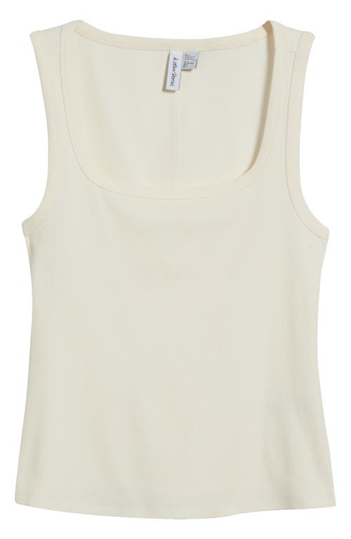 & Other Stories Alba Rib Tank In Neutral