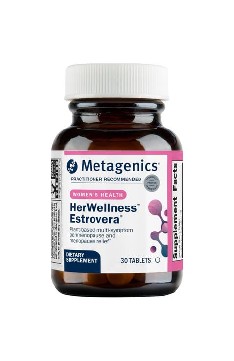 HerWellness Estrovera Hormone-Free Menopause Relief Supplement 30 Tablets
