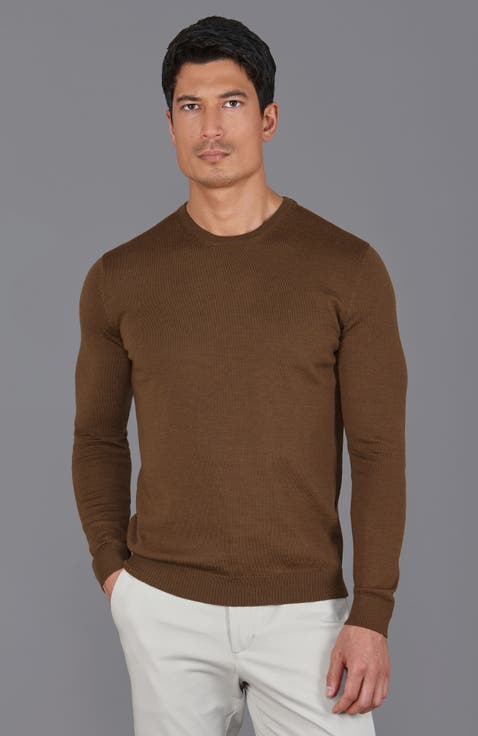 Merino Wool Crew Neck Sweater