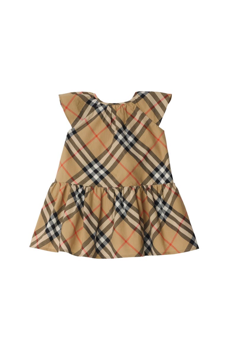Burberry Girls' Check Cotton Dress, Alternate, color,