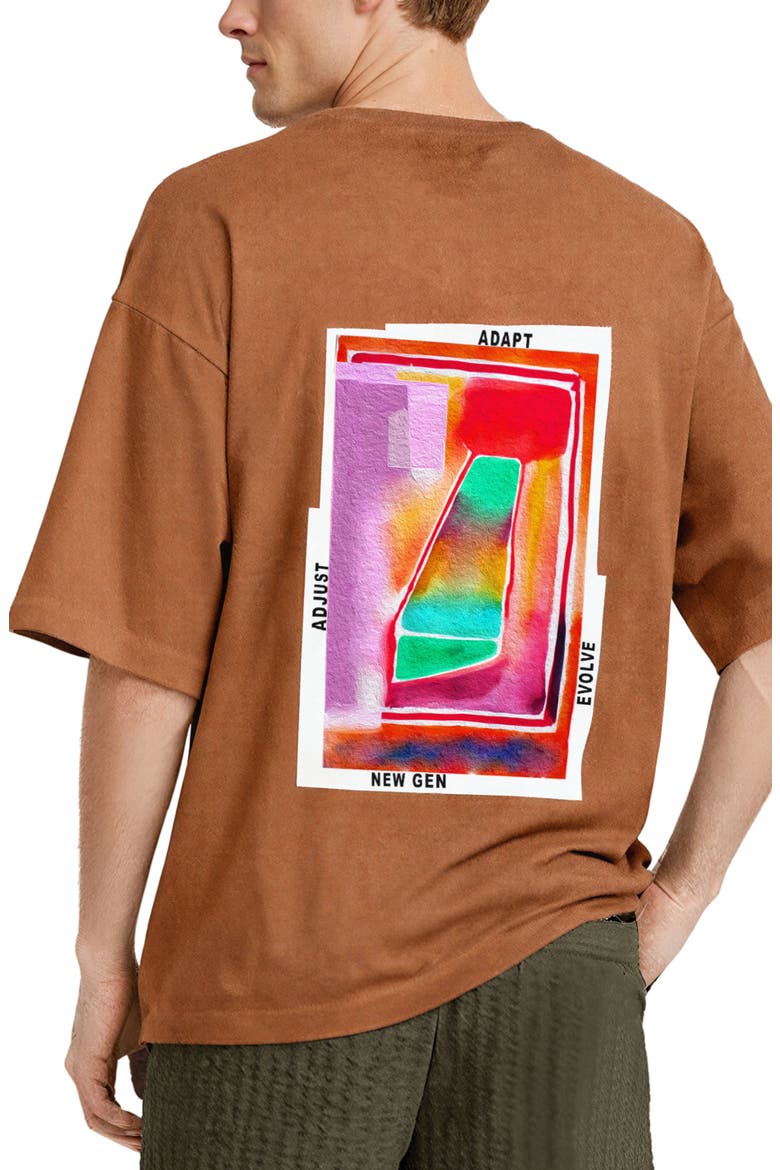 Untold Graphic T-Shirt, Alternate, color, TERRACOTTA