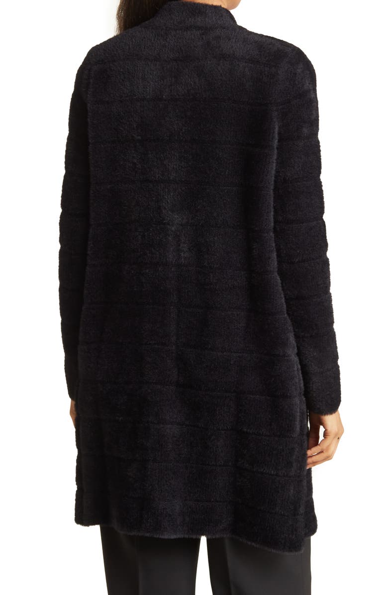 BY DESIGN Colette Quilted Faux Fur Jacket, Alternate, color, Black