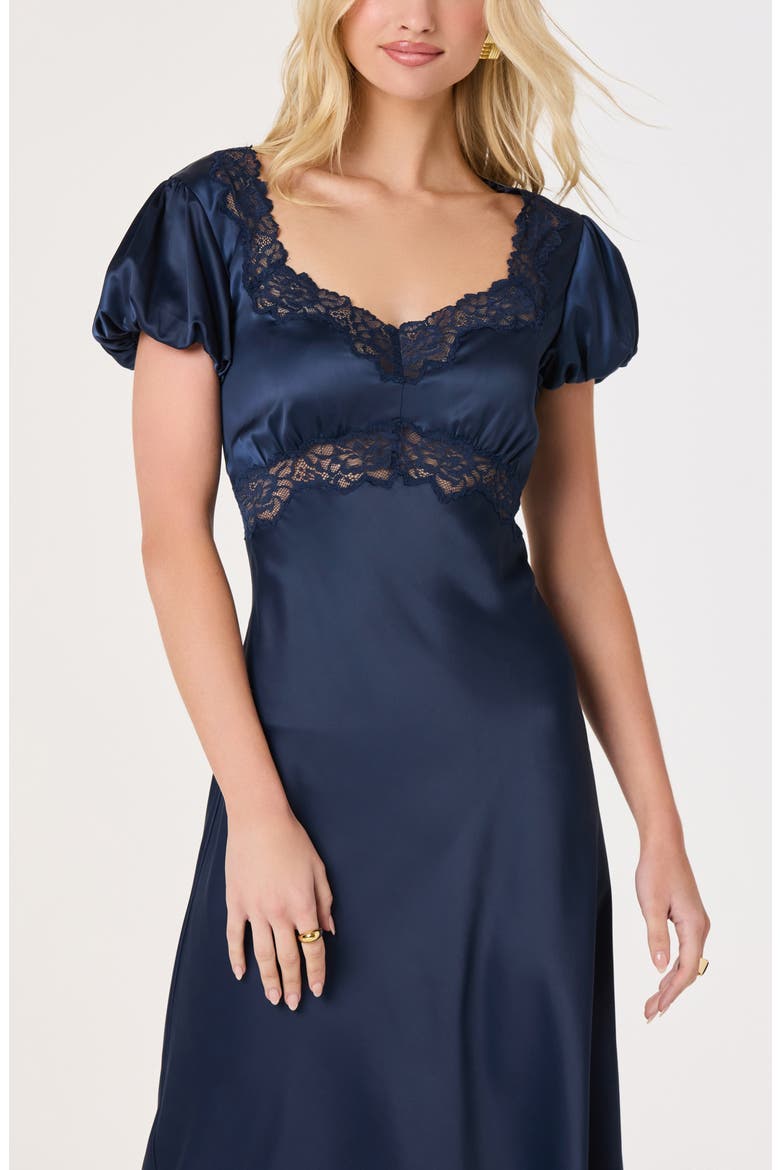 Almandina Dress, Alternate, color, NAVY